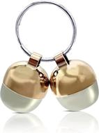 🔔 hound & yard extra loud pair of cat & dog brass silver bells collar charm pet tracker acorn falconry (medium): enhance your pet's safety and style with acorn falconry bell tracker логотип