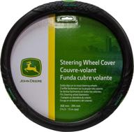 🚜 multi-colored john deere steering wheel cover with plasticolor diamond plate grip style – product 006328 logo