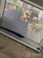 img 1 attached to Foldable Playpen: Adjustable Shape & Size With 5 Handlers, Visible Mesh, Anti-Fall Protection For Infants! review by Van Masterson