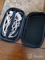 img 1 attached to Compact EVA Case - Durable Protection For Earbuds, Headset, Chargers, Airpods And More review by Richard Mangum