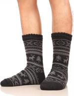 cozy & stylish dosoni men's slipper socks with grip - perfect gift for winter! logo