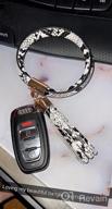 img 1 attached to Leather Tassel Bracelet Keyring: Coolcos Portable Wristlet Bangle Keychain Holder - Perfect Women'S Gift! review by Jason Wesley