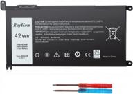 high-quality replacement battery for dell inspiron and latitude series - rayhom wdx0r p69g with 42wh capacity логотип
