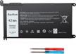 high-quality replacement battery for dell inspiron and latitude series - rayhom wdx0r p69g with 42wh capacity logo