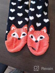 img 7 attached to 🧦 SDBING Children's Fuzzy Grip Socks: Cozy, Non-Slip Winter Slipper Socks for Boys and Girls