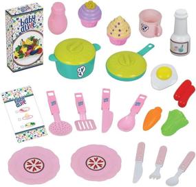 img 2 attached to Get Cooking With Baby Alive: Interactive Kitchen Set With 21 Play Pieces, Real Working Water Pump And Sink