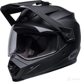 img 2 attached to Bell Adventure Helmet Matte Black Motorcycle & Powersports better for Protective Gear
