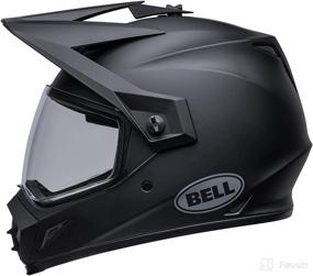 img 1 attached to Bell Adventure Helmet Matte Black Motorcycle & Powersports better for Protective Gear