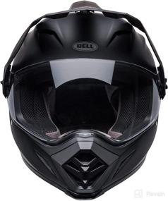 img 3 attached to Bell Adventure Helmet Matte Black Motorcycle & Powersports better for Protective Gear