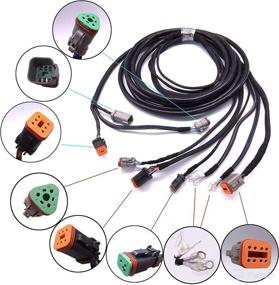 img 2 attached to 🚤 SouthMarine Outboard Motor Remote Control Box Wiring Harness Cable for Evinrude Johnson OMC 5006180, 15ft/4.572m - SystemCheck Main Modular