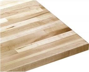 img 2 attached to 72" W X 30" D Maple Butcher Block Workbench Top With 1-3/4" Thickness - Grizzly G9915