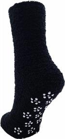 img 2 attached to 12 Pairs Women'S & Girls' Fuzzy Non-Skid Gripper Socks - Warm Winter Slipper Bulk Pack