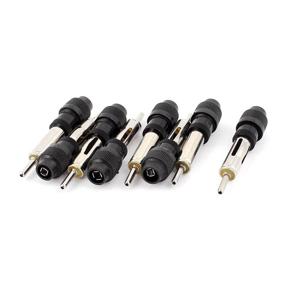 img 1 attached to 📻 8-Pack uxcell Auto Car CD Radio Stereo Antenna Male Plug - Premium Quality Antenna Connectors for Vehicles