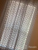 img 1 attached to Off-White Sheer Window Curtains With Pom Pom Embroidery - DriftAway Olivia White Voile Chiffon, Set Of 2 Panels With Rod Pocket, 52"X 84 review by Jon Dugan