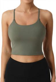 img 2 attached to Ultimate Support And Comfort: SIORO Women'S Longline Padded Sports Bra For Yoga, Fitness And Running