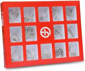 img 4 attached to Engage Memory And Keep Hands Active: 15 Set Metal Wire Puzzles For Dementia Alzheimer'S And Seniors