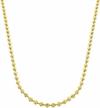 voss+agin 14k yellow gold 2mm moon-cut ball chain necklace, 16" - 30", jewelry for men & women logo