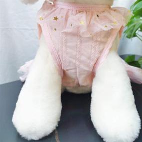 img 1 attached to 🐶 Petite Pup Cotton Princess Dress - Lovely Dog Costume Tutu Apparel and Skirt