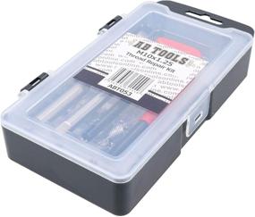 img 2 attached to 🛠️ AB Tools M10 x 1.25mm Thread Repair Kit/Helicoil Set - 9pc for Damaged Threads (AN019)