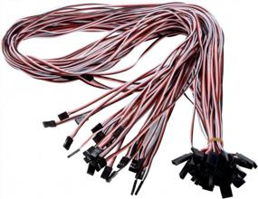 img 4 attached to 10 Pack Servo Extension Cables - 1M Length With 3 Pin Male To Female Connectors For RC Airplanes - YXQ Brand