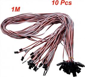img 3 attached to 10 Pack Servo Extension Cables - 1M Length With 3 Pin Male To Female Connectors For RC Airplanes - YXQ Brand