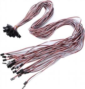 img 2 attached to 10 Pack Servo Extension Cables - 1M Length With 3 Pin Male To Female Connectors For RC Airplanes - YXQ Brand