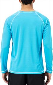 img 2 attached to NAVISKIN Men'S Long Sleeve Rash Guard Swim Shirt With UPF 50+ Sun Protection, Quick-Dry Fabric For Surfing, Diving, And Fishing Outdoors