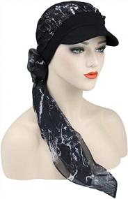 img 2 attached to Stylish Brimmed Chemo Beanies For Women: Perfect Cancer Gifts From Alnorm