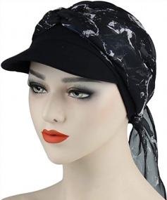 img 1 attached to Stylish Brimmed Chemo Beanies For Women: Perfect Cancer Gifts From Alnorm