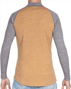 img 3 attached to MERIWOOL Mens 100% Merino Wool Midweight Half Zip Sweater - 250G Base Layer For Men