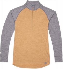 img 2 attached to MERIWOOL Mens 100% Merino Wool Midweight Half Zip Sweater - 250G Base Layer For Men