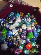 img 1 attached to Red Velvet Rolling Dice Folding Hexagon Tray - Perfect For DND Games & Candy Holder Storage review by Craig Kimball