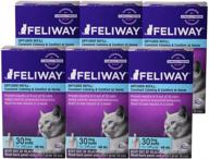 🐱 feliway plug-in diffuser refill, 48 ml, 6-pack: effective solution for cat anxiety and stress logo