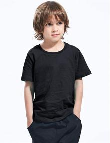 img 2 attached to COSLAND Youth Heavyweight Cotton Yellow Boys' Clothing at Tops, Tees & Shirts