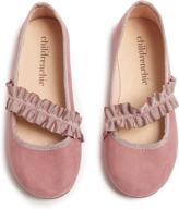 childrenchic mary shoes elastic straps girls' shoes : flats логотип