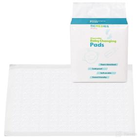img 4 attached to 👶 REMEDIES Premium Disposable Baby Changing Pad Liners - Pack of 25 | Highly Absorbent, Ultra-Soft Portable Diaper Changing Underpads | Waterproof Pad Cover for Easy &amp; Clean Diaper Changing | 17x24 Inch