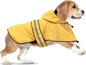 img 4 attached to Domagiker Adjustable Dog Raincoats Hood