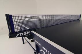 img 1 attached to STIGA Expert Roller Portable Indoor Table Tennis Table With 72” Clipper Net And Post Set