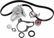 eccpp timing belt water pump kit fits for 1987-2001 fit for toyota camry celica mr2 rav4 solara 2.0l 2.2l dohc l4 163sfe 5sfe tbk138 tckwp199 logo