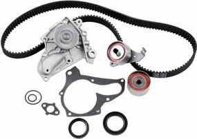 img 4 attached to ECCPP Timing Belt Water Pump Kit Fits For 1987-2001 Fit For TOYOTA CAMRY CELICA MR2 RAV4 SOLARA 2.0L 2.2L DOHC L4 163SFE 5SFE TBK138 TCKWP199