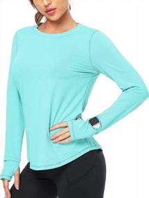 img 4 attached to BLEVONH Women UV Sun Protection Shirts UPF 50+ Long Sleeve With Thumb Holes