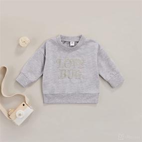 img 3 attached to NvekeyBromn Newborn Pullover Blouses Clothes Apparel & Accessories Baby Girls , Clothing