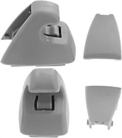 img 4 attached to 🔧 2Pcs Interior Sun Visor Clips for Chevy Silverado 1500, Tahoe, GMC Sierra 1500, Yukon 2007-2013 - Auto Replacement Sunvisor Hook Bracket Retainer