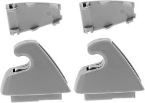 img 3 attached to 🔧 2Pcs Interior Sun Visor Clips for Chevy Silverado 1500, Tahoe, GMC Sierra 1500, Yukon 2007-2013 - Auto Replacement Sunvisor Hook Bracket Retainer