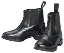 img 1 attached to 👢 Black Leather-Like Kids Zip Paddock Boots - Devon Aire Lakeridge Size 2