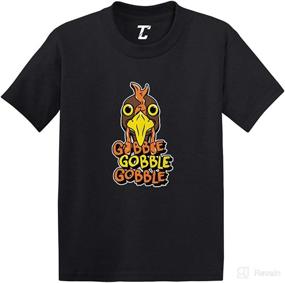 img 2 attached to 🦃 Gobble Gobble Gobble - Cotton Jersey T-Shirt for Turkey Infants and Toddlers