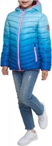 img 1 attached to Rokka&Rolla Girls' Reversible Puffer Jacket: Lightweight, Hooded, And Water-Resistant Winter Coat