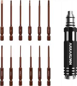 img 4 attached to Hex Screwdrivers Set 12 In 1 RC Hobby Tools Kit S2 Steel Tool For RC Car Model Drone Airplane Robotics Helicopter Quadcopter Boat FPV Home Appliances Repair