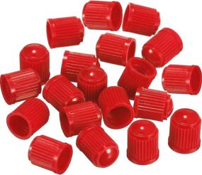 img 4 attached to Enhance Vehicle Maintenance: 20 Pack Red Tyre Valve Dust Caps for Car, Motorbike, Trucks, Bike, Bicycle
