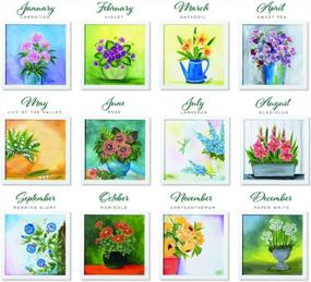 img 1 attached to 🌸 FolkArt One Stroke Donna Dewberry Flowers of the Month Painting Kit